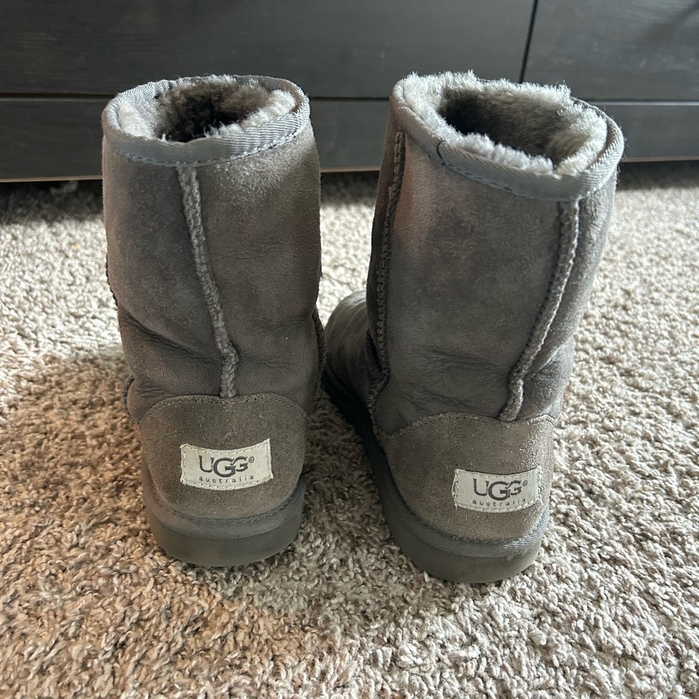 Gray medium Uggs